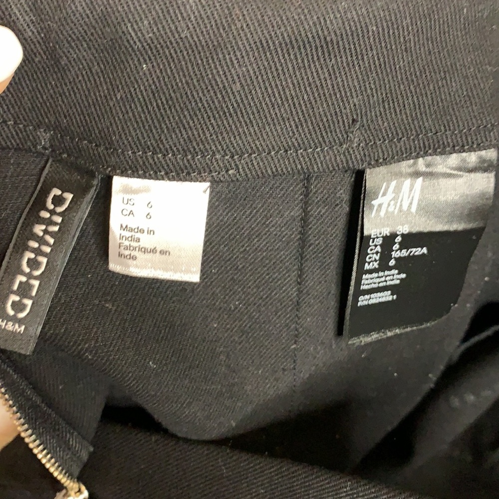 H&M Black Mini Skirt with Silver Accents - Picture 5 of 5